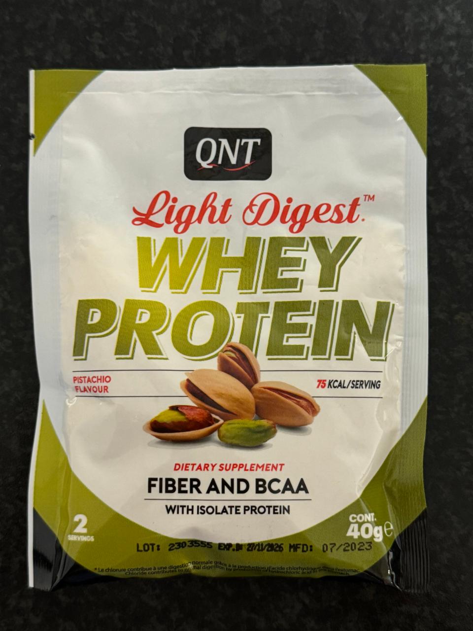 Фото - Протеїн Whey Protein Pistachio Flavour QNT