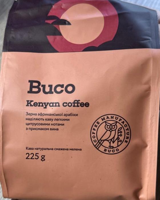 Фото - Кава натуральна смажена мелена Kenyan Blend Buco