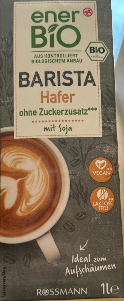 Фото - Barista Hafer ohne Zuckerzusatz EnerBio