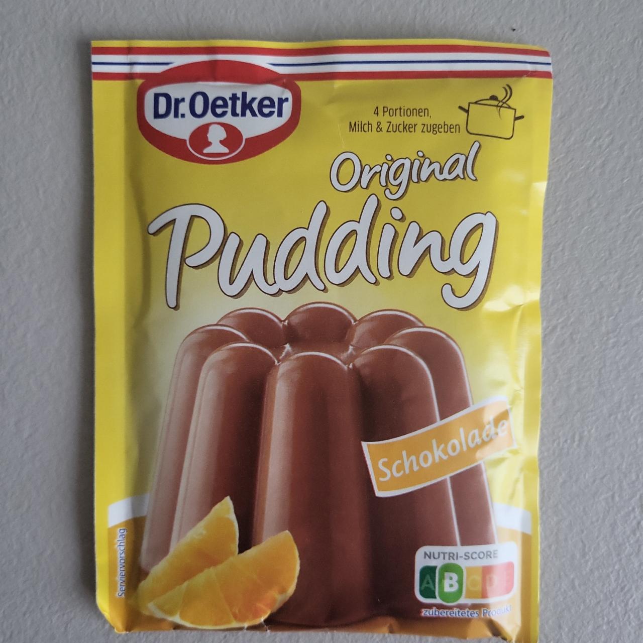 Фото - Pudding Original Schokolade Dr.Oetker