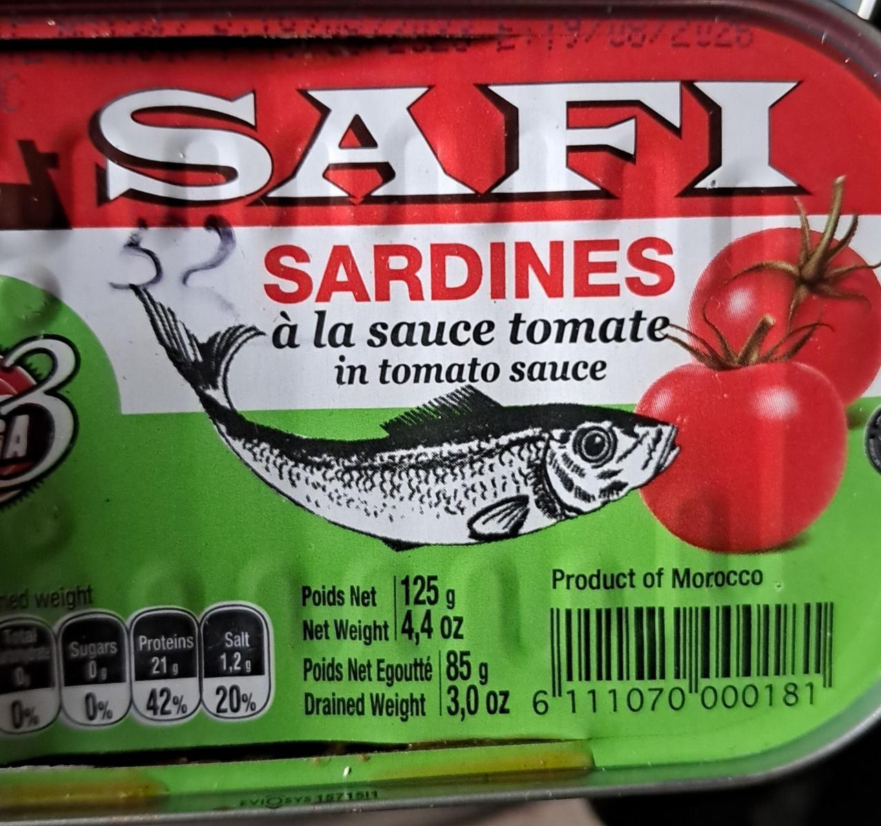 Фото - Sardines à la sauce tomate Safi