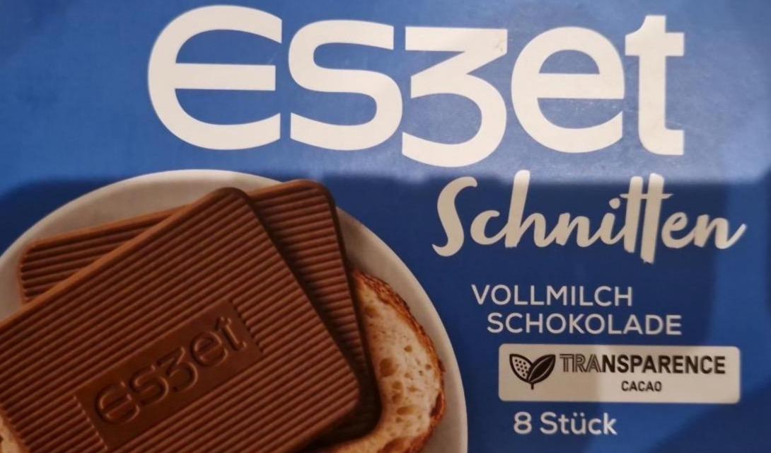 Фото - Schnitten Vollmilch Schokolade Eszet