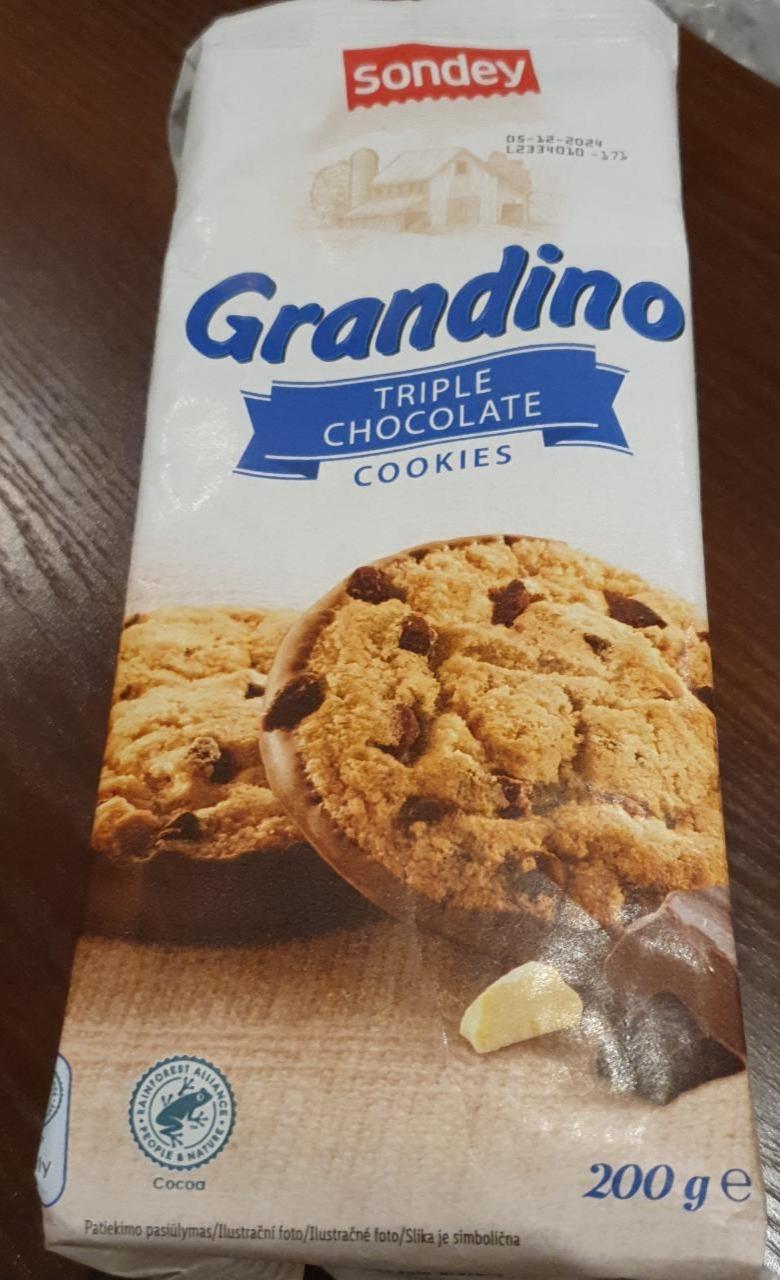 Фото - Grandino Triple Chocolate Cookies Sondey