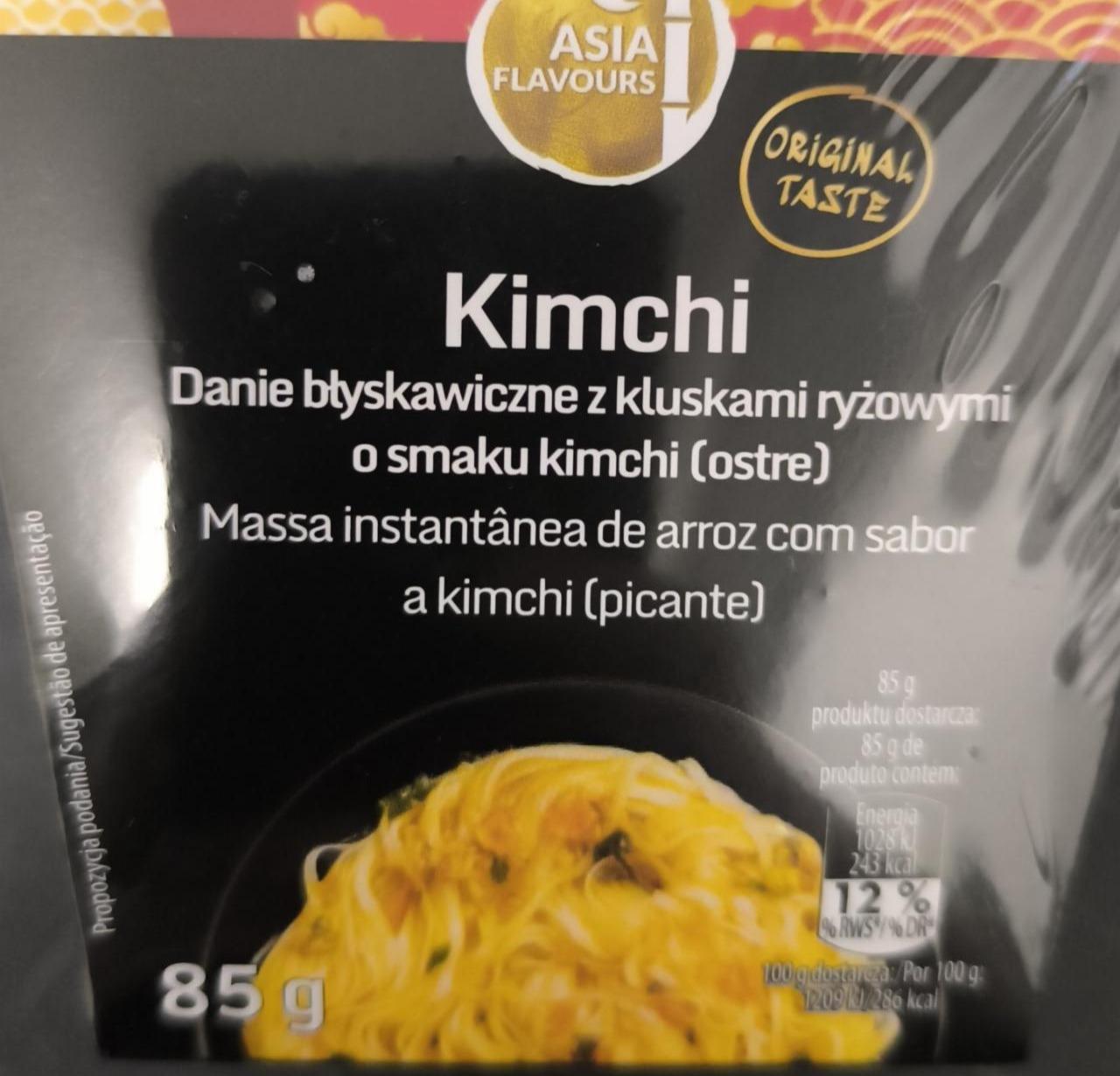 Фото - Danie błyskawiczne z kluskami ryżowymi o smaku kimchi Asia Flavours