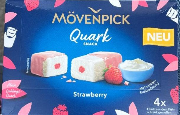 Фото - Quark Snack Strawberry Mövenpick