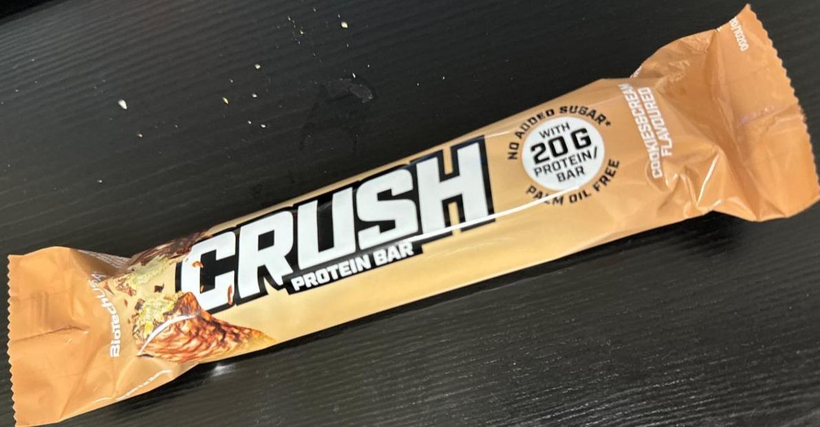 Фото - Crush protein bar cookies cream Biotech USA