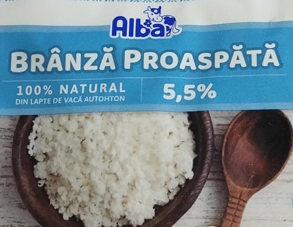 Фото - Brânză proaspătă 5,5% Alba