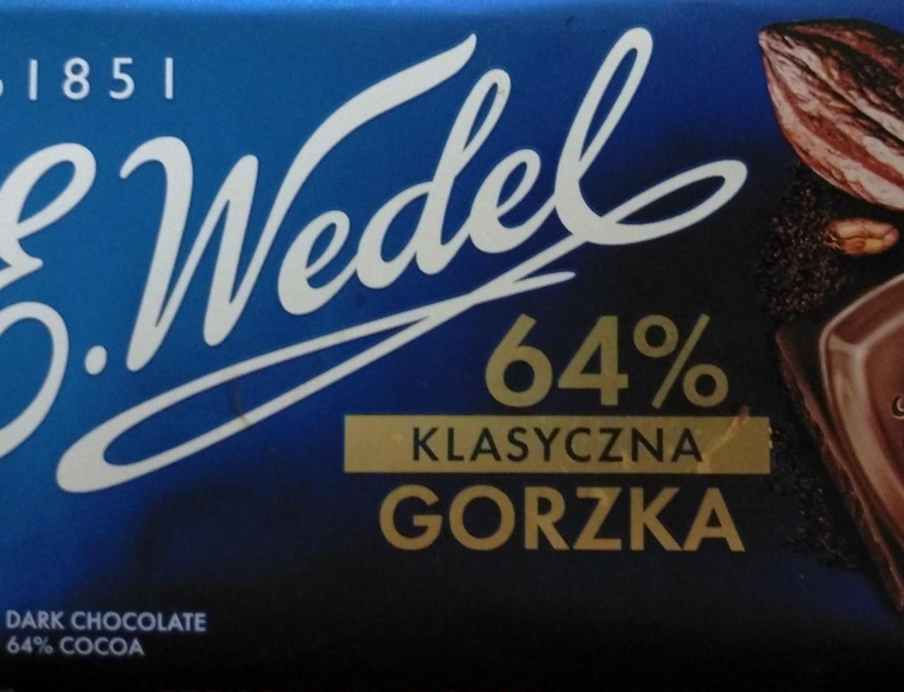 Фото - Шоколад 64% темний E.Wedel