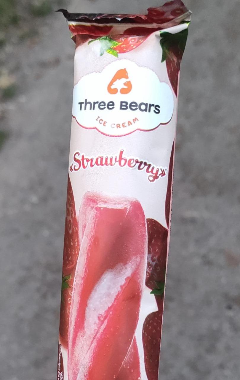 Фото - Морозиво лід Strawberry Три Ведмеді Three Bears