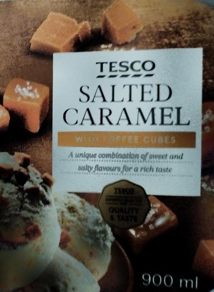 Фото - Salted Caramel with Toffee Cubes Tesco