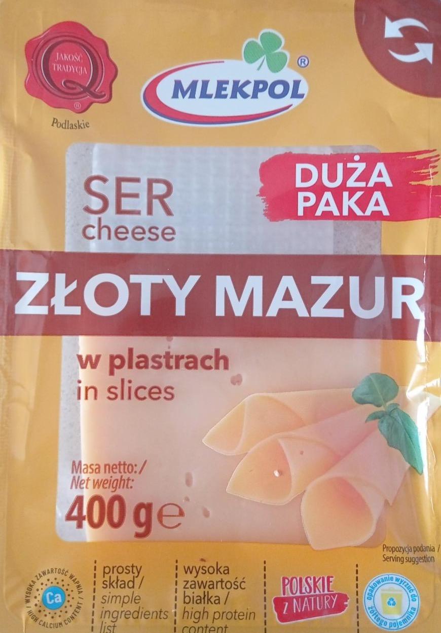 Фото - Ser zloty mazur Mlekpol