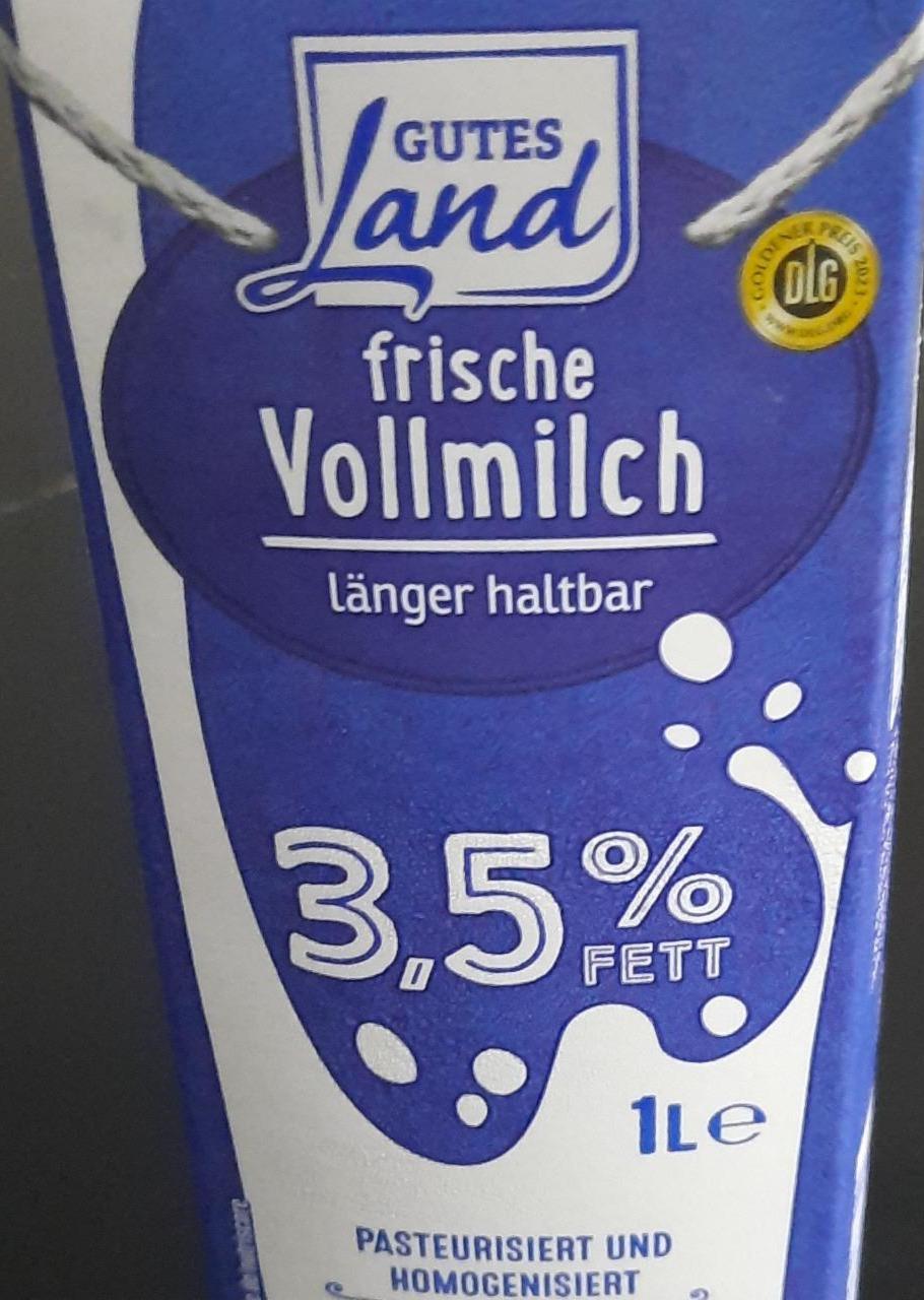 Фото - Frische Vollmilch 3.5% fett Gutes Land