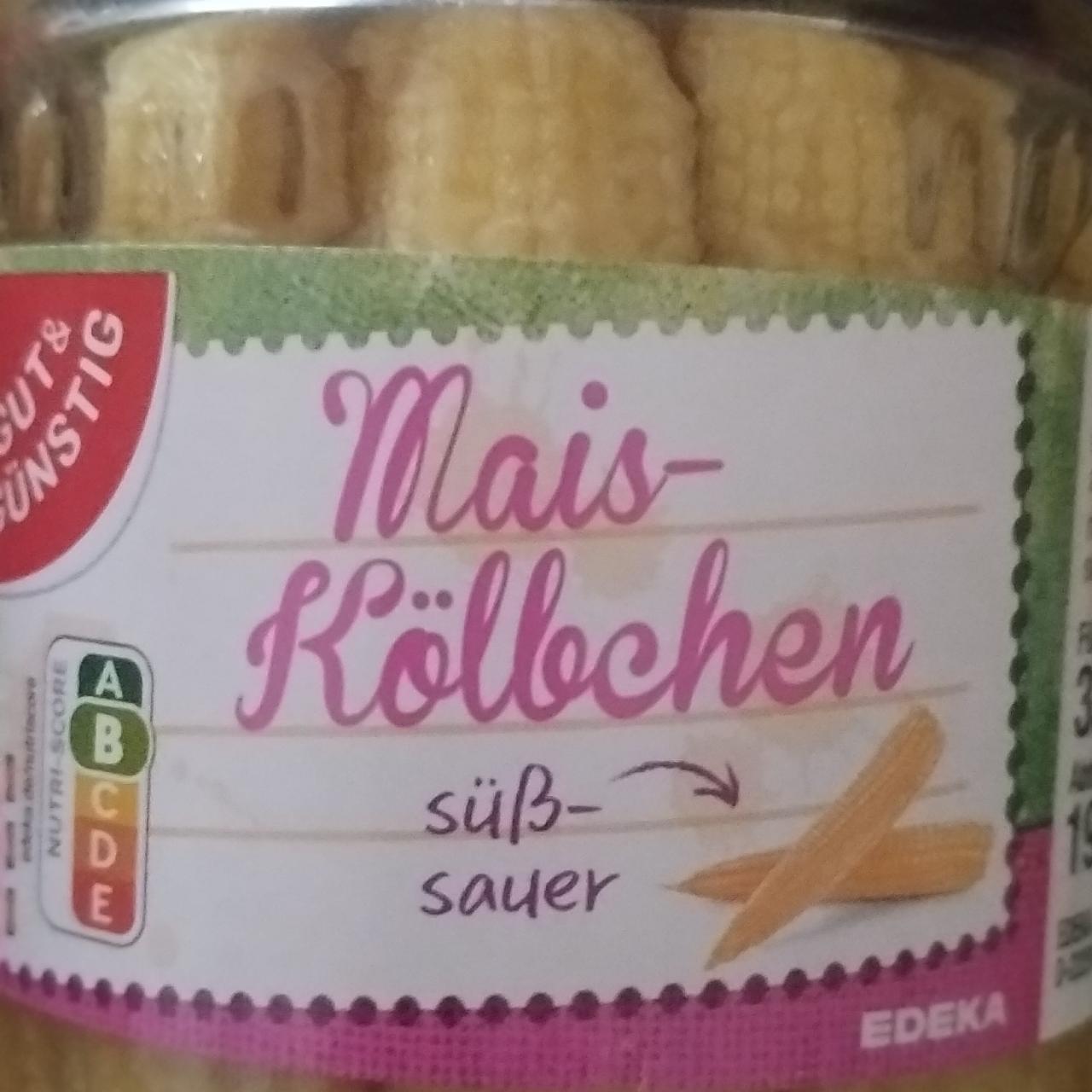 Фото - Mais Kölbchen süß-sauer Edeka