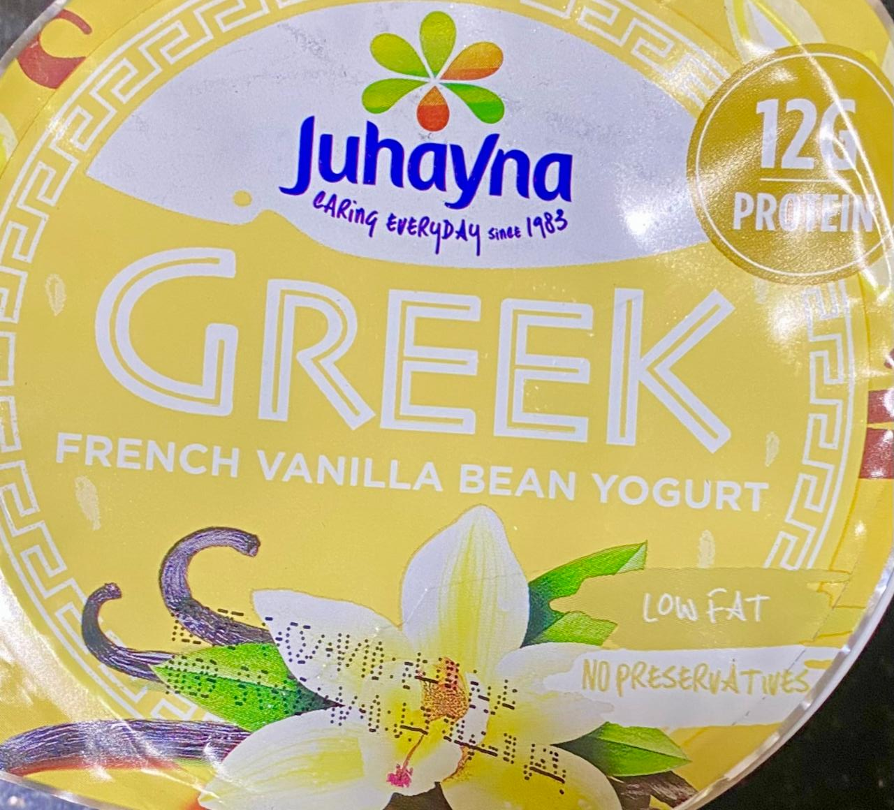 Фото - Greek Yogurt French Vanilla Bean Juhayna