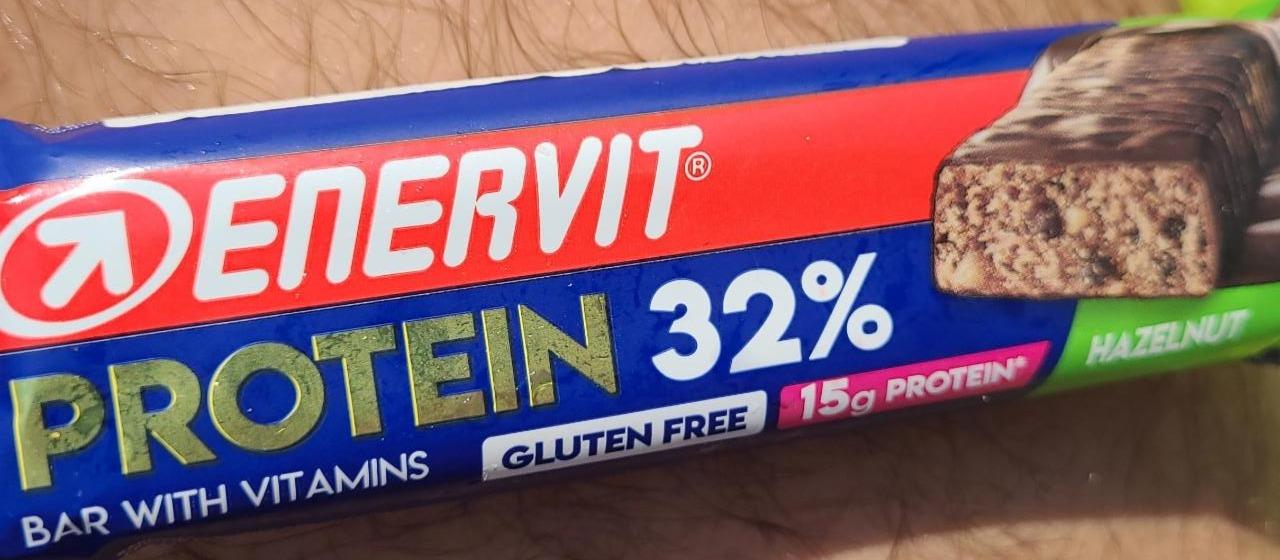 Фото - Protein 32% bar with vitamins hazelnut Enervit