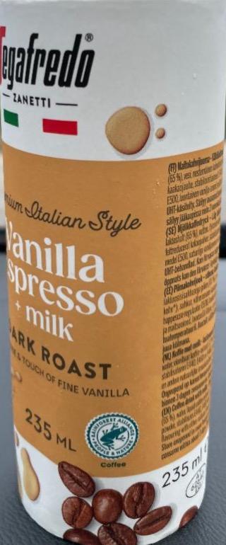 Фото - Vanilla espresso + milk dark roast Segafredo