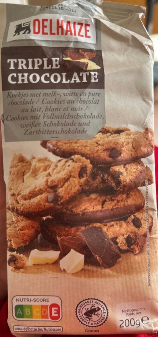 Фото - Triple chocolate cookies Delhaize