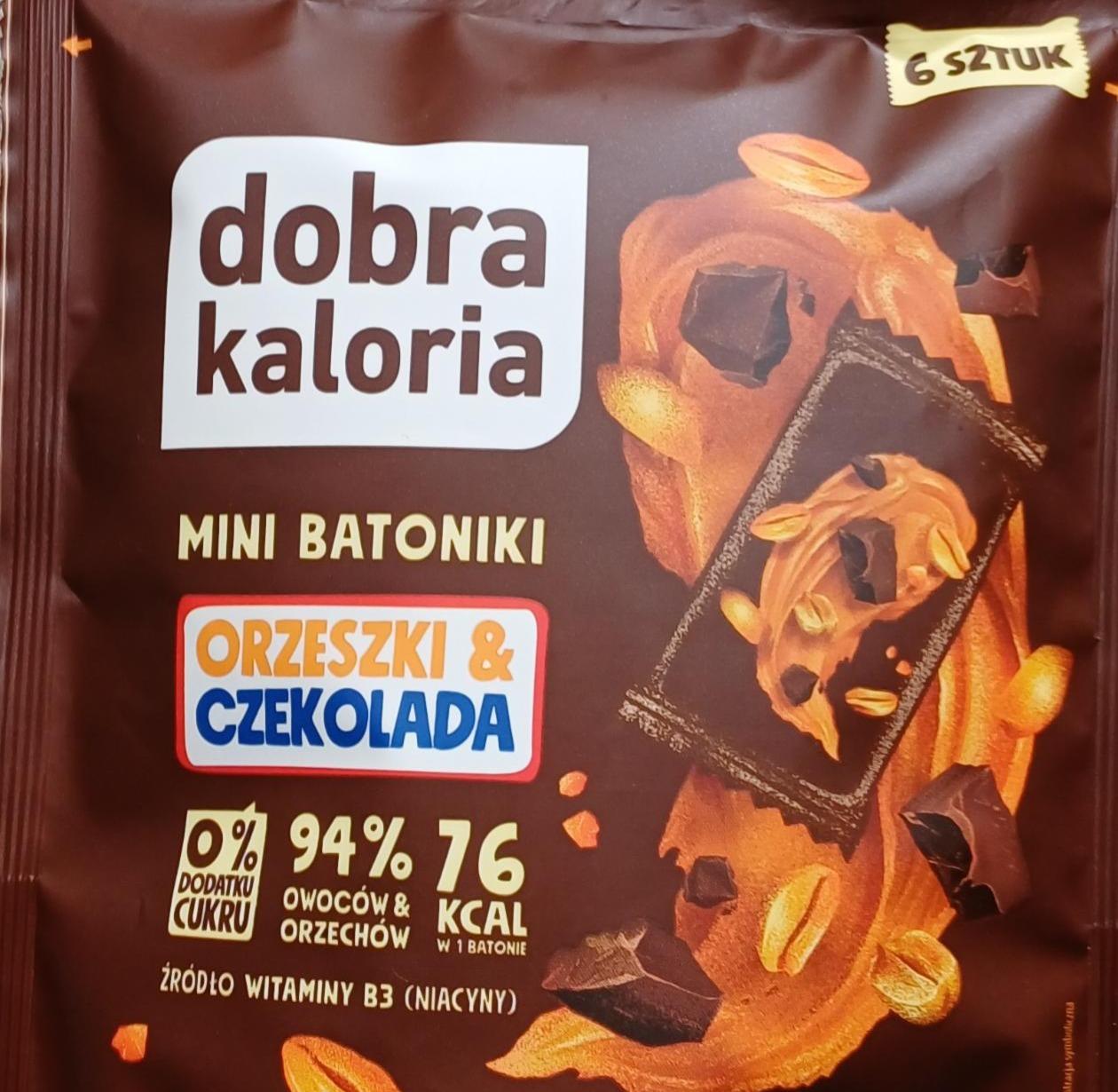 Фото - Mini batoniki orzeszki & czekolada Dobra Kaloria