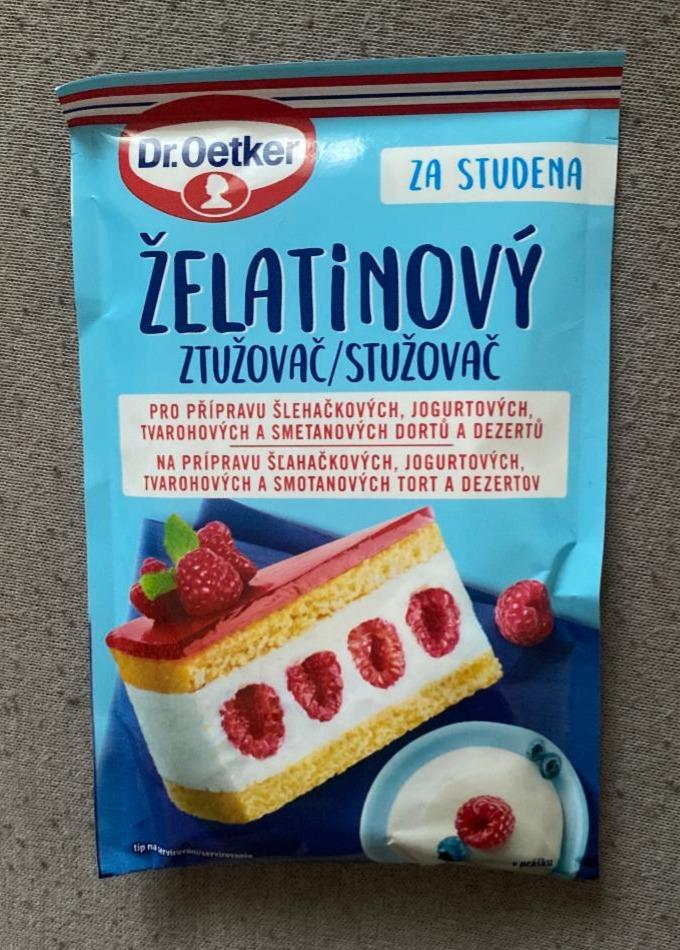 Фото - Zelatinovy ztuzovac Dr. Oetker