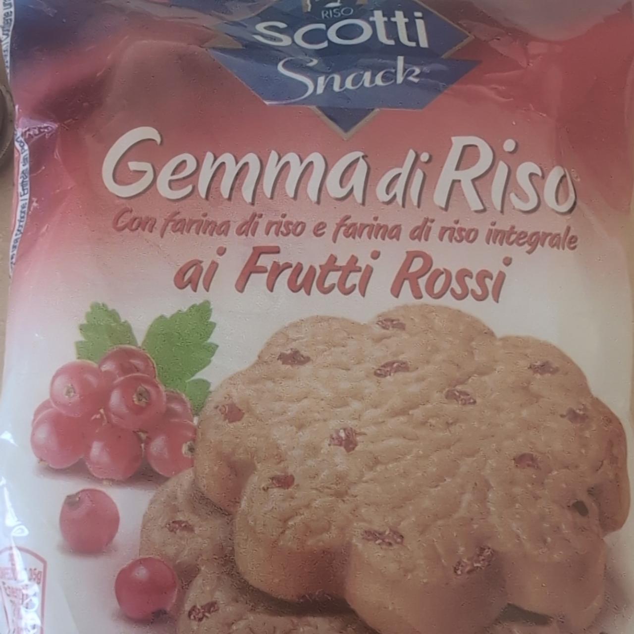 Фото - Scotti Snack Gemma di Riso Con farina di riso e farina di riso integrale ai Frutti Rossi Riso