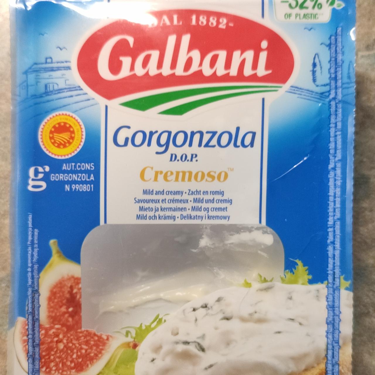 Фото - Сир 48% блакитний Gorgonzola Cremoso Galbani