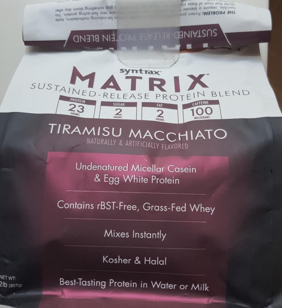 Фото - Syntrax protein blend tiramisu macchiato Matrix