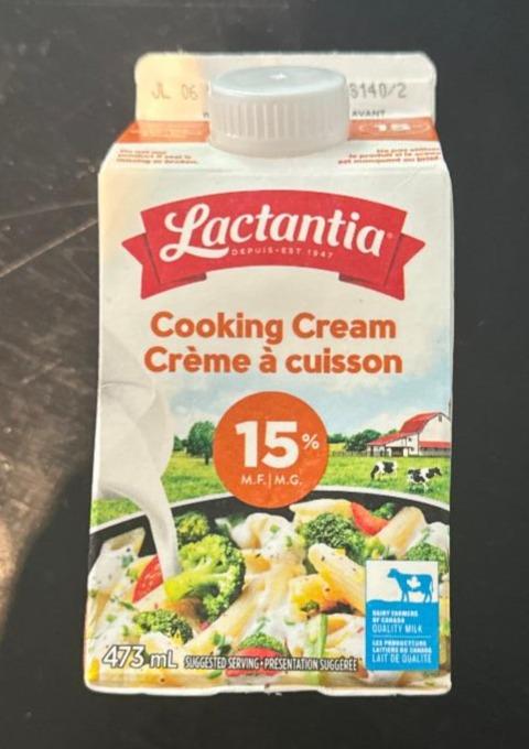 Фото - Вершки 15% Cooking Cream Lactantia