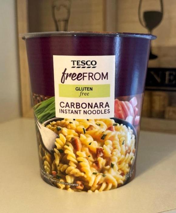 Фото - Carbonara Instant Noodles Free Form Tesco