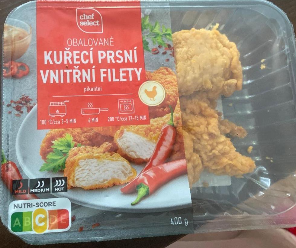 Фото - Obalovane Kureci Prsni Vnitrni Filety Pikantni Chef Select