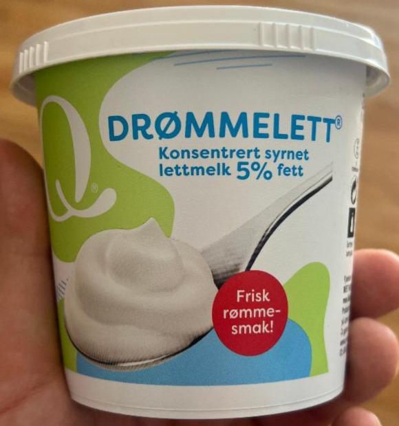 Фото - Сметана 5% Drømmelett Q-meieriene