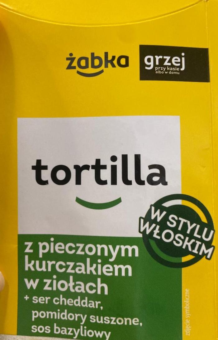 Фото - Tortilla z pieczonym kurczakiem w ziołach Żabka