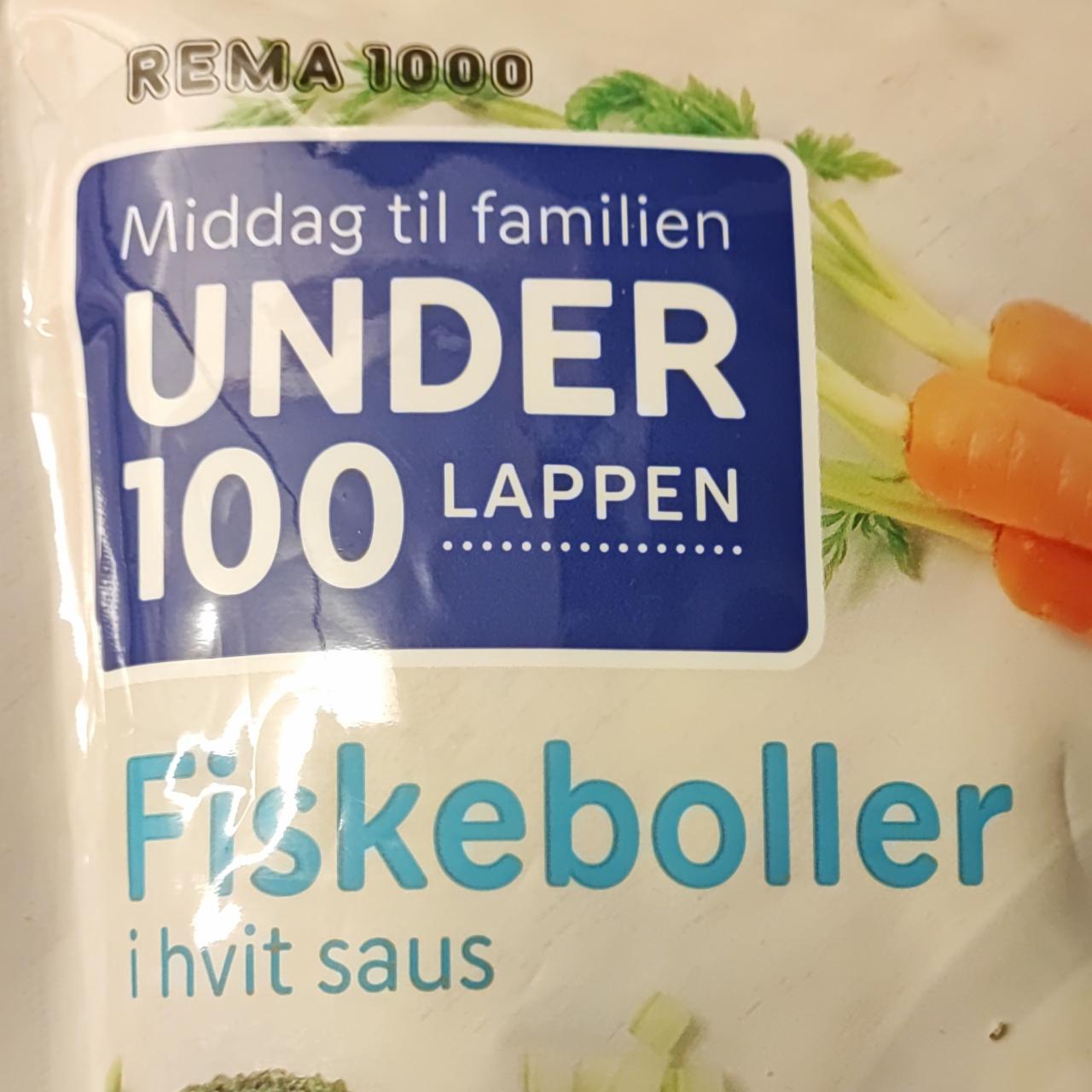 Фото - Fiskeboller i hvitt saus Rema1000