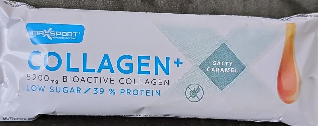 Фото - Батончик протеїновий Collagen карамель MaxSport