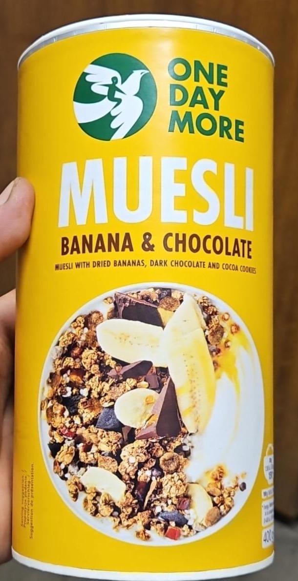 Фото - Muesli banana & chocolate OneDayMore