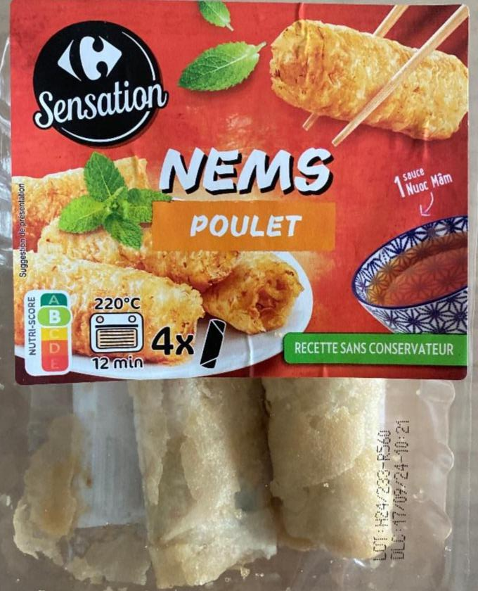 Фото - Nems poulet Carrefour