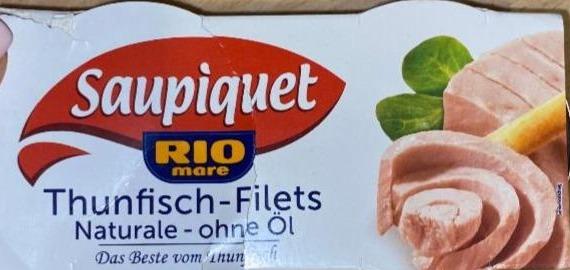 Фото - Thunfisch-Filets Naturale-ohne Ol Saupiquet