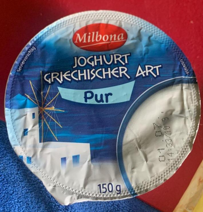 Фото - Joghurt Griechischer Art Pur Milbona