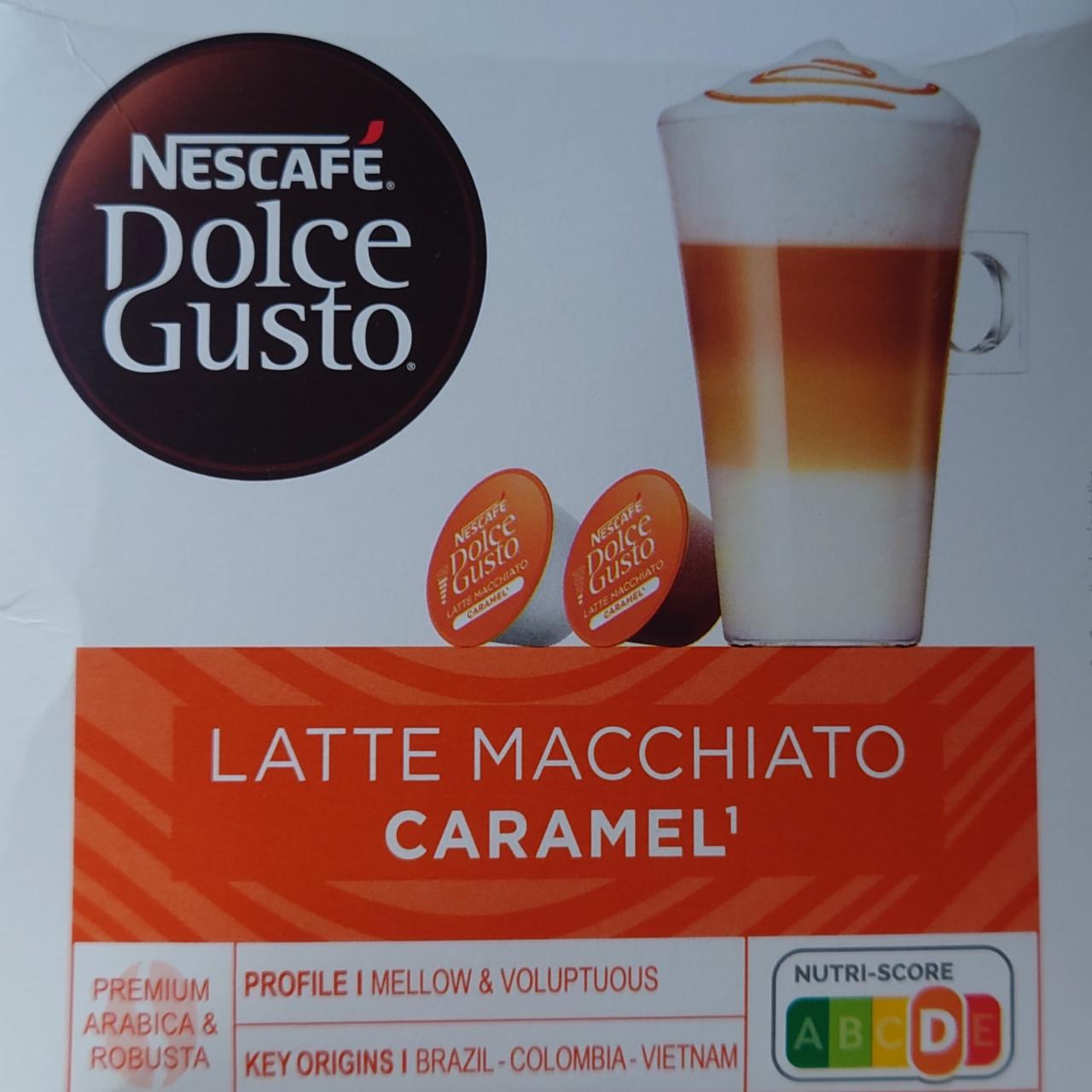 Фото - Напій кавовий Caramel Latte Macchiato Dolce Gusto Nescafe