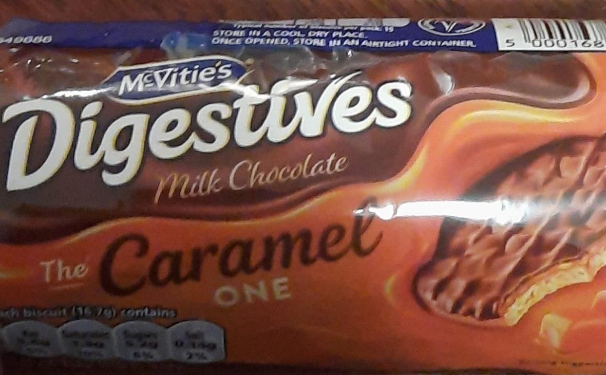 Фото - Digestives milk chocolate the caramel one McVitie's