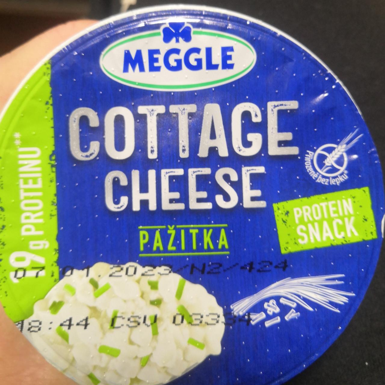 Фото - Сир кисломолочний з цибулею зеленою Cottage Cheese Pazitka Meggle