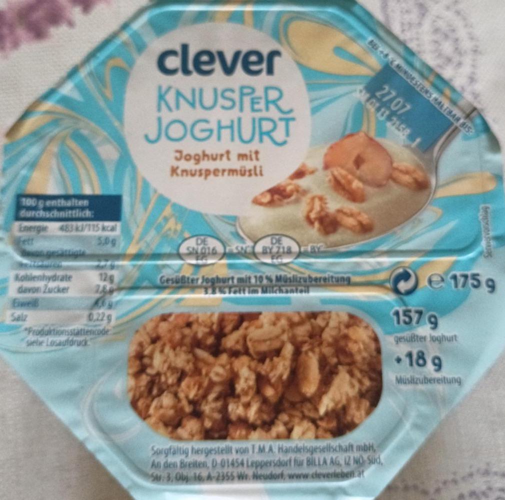 Фото - Knusper joghurt mit knuspermüsli Clever