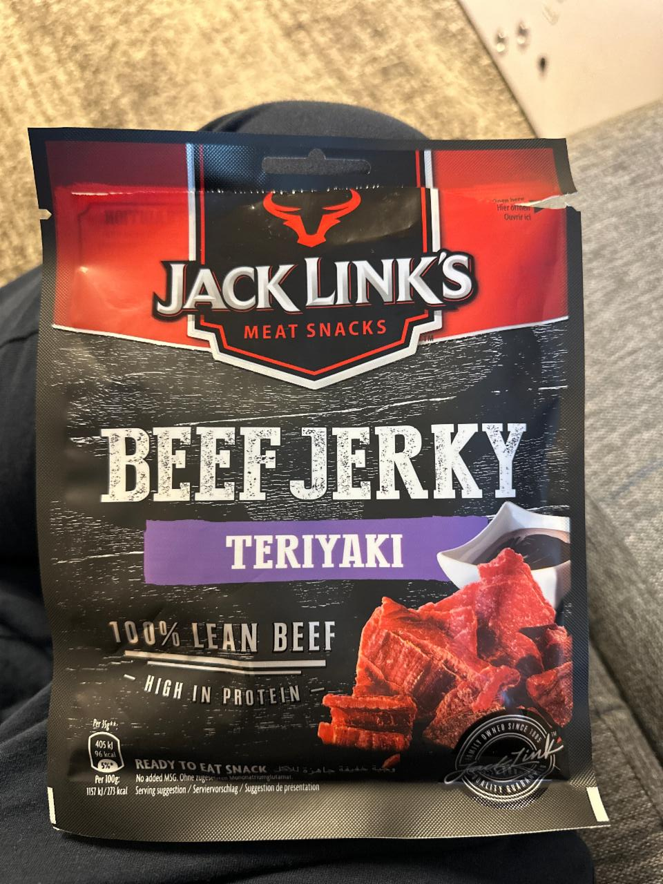 Фото - Beef Jerky Teriyaki Jack Links