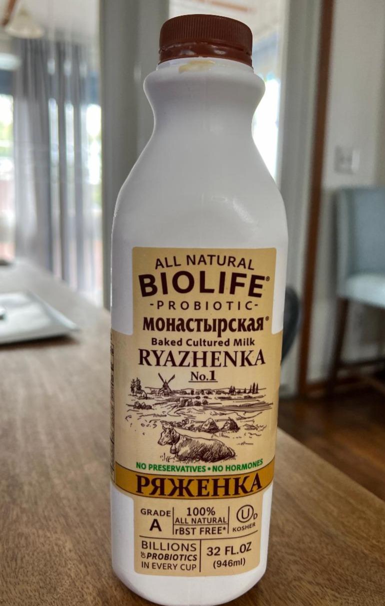 Фото - Ряжанка All Natural Biolife