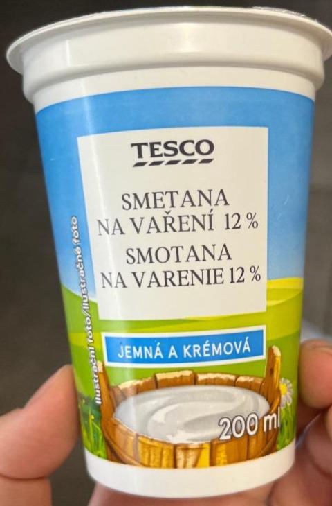 Фото - Smetana na vaření 12% Tesco