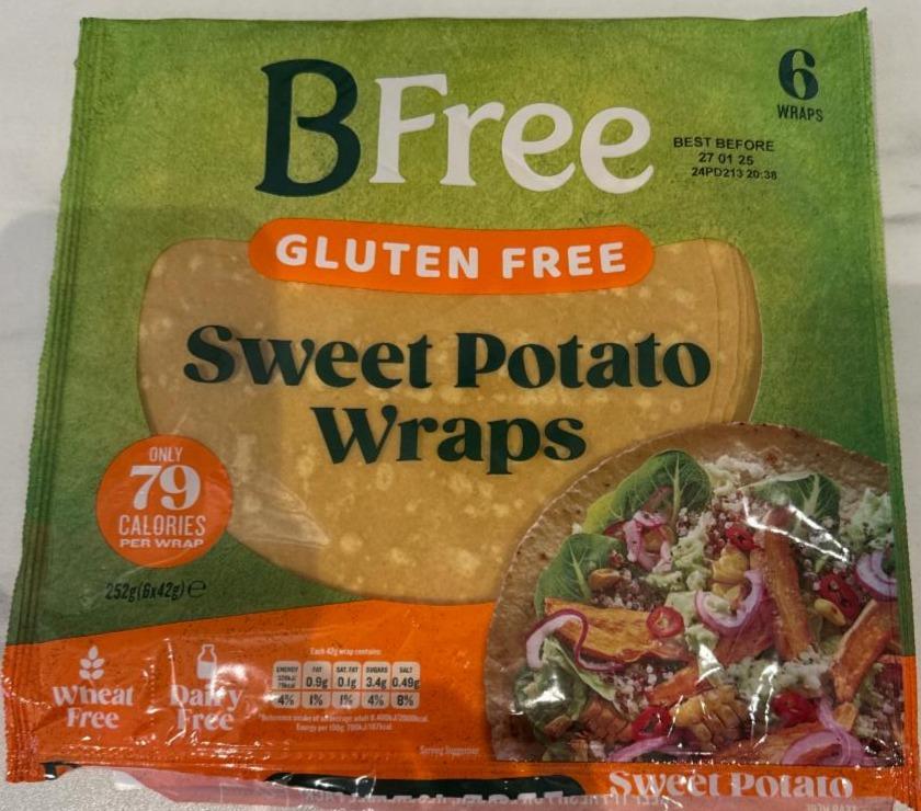 Фото - Sweet Potato Wraps gluten free BFree