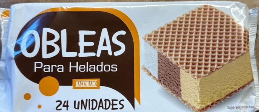 Фото - Obleas para helados Hacendado