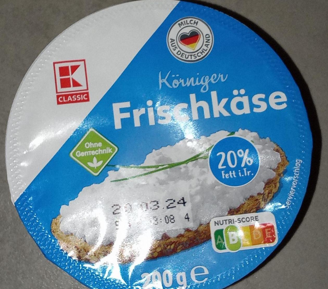 Фото - Körniger Frischkäse K-Classic