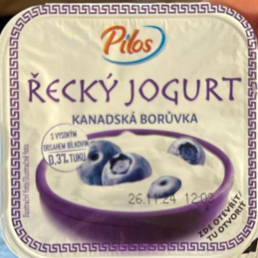 Фото - Řecký jogurt borůvka Pilos