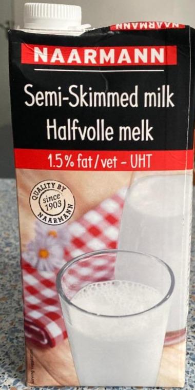 Фото - Semi-Skimmed milk Halfvolle melk Naarmann