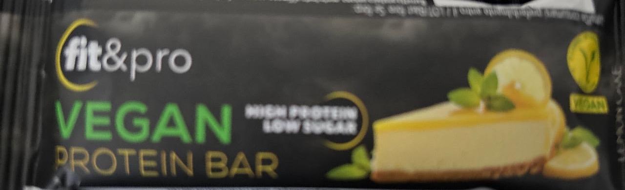 Фото - Vegan proteine bar Fit&Pro